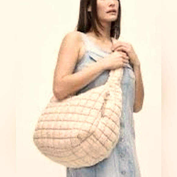 JASON WU Large Bubble Hobo Leather Shoulder Bag New